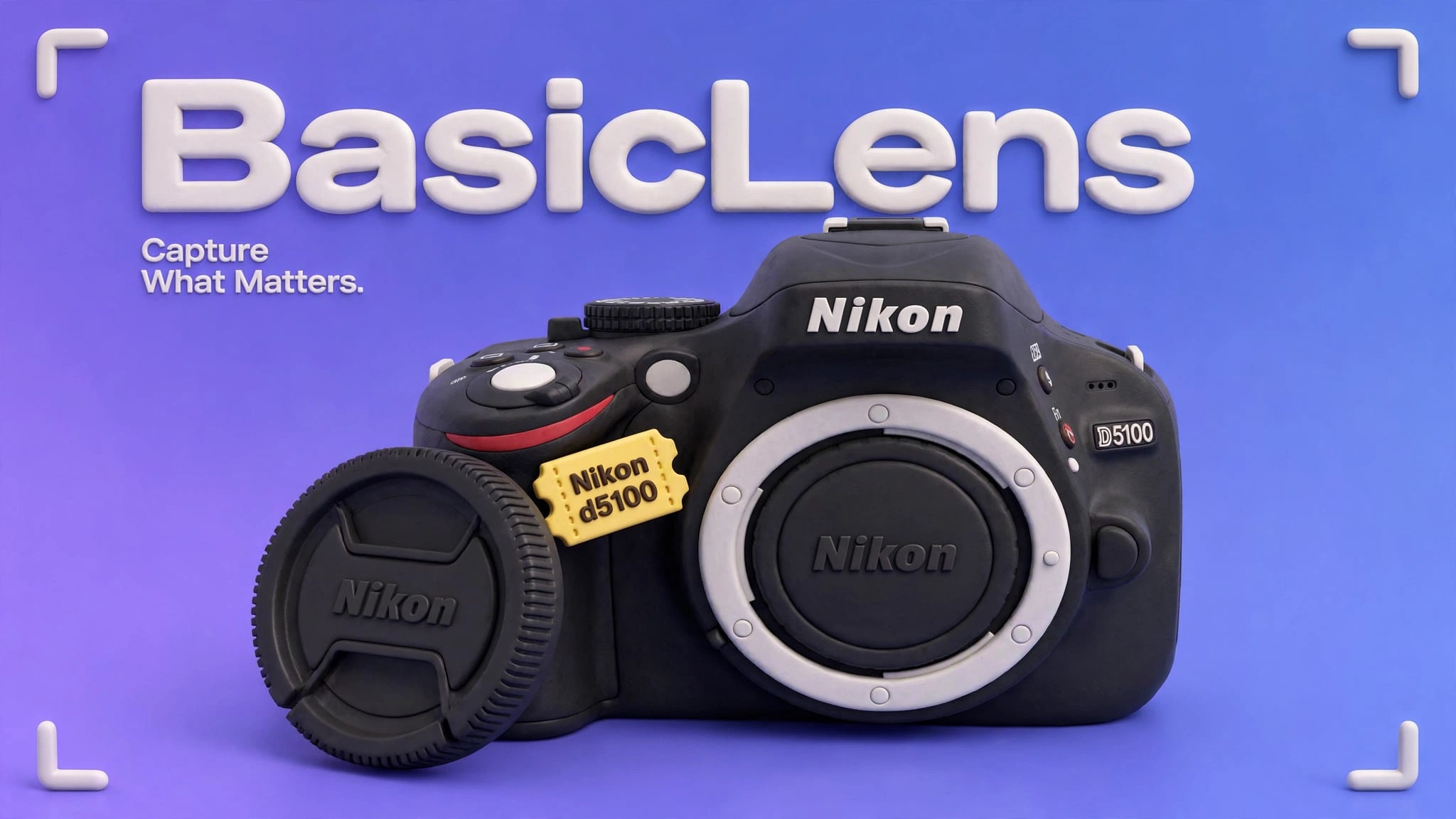 Nikon d5100 (Basic lens) rental in Surat